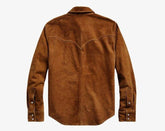 Suede Western Leather Shirt